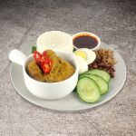 Picture of Nasi Lemak with Chicken Rendang
