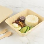 Picture of Nasi Lemak with Chicken Rendang