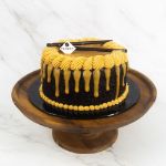 Picture of Peanut Buttercream Eggless Chocolate Cake