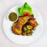Picture of Roasted Whole Chicken Leg with Vegetables