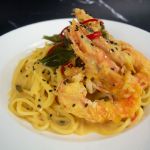 Picture of Creamy Salted Egg Shrimp Pasta