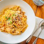 Picture of Spaghetti Aglio Olio with Grilled Chicken