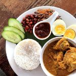 Picture of Nasi Lemak with Chicken Rendang