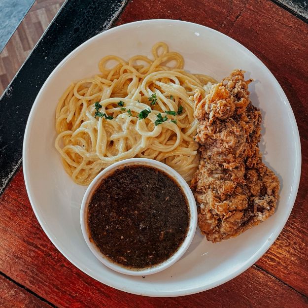 Picture of Fried Chicken Carbonara