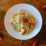 Picture of Spaghetti Aglio Olio with Shrimp