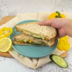 Picture of Hummus Bell Pepper  Sandwich (To-Go) (Vege)